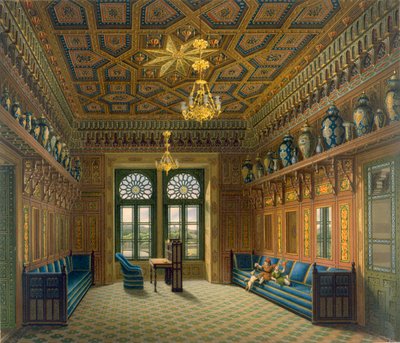 Design for the Grand Reception Room, 1837 by Karl Ludwig Wilhelm Zanth